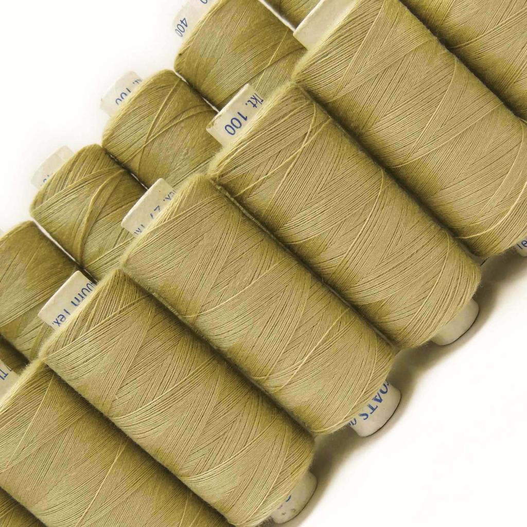 Швейные принадлежности из полиэфирной нити, зеленая оптовая катушка, новая пряжа, 10 шт.