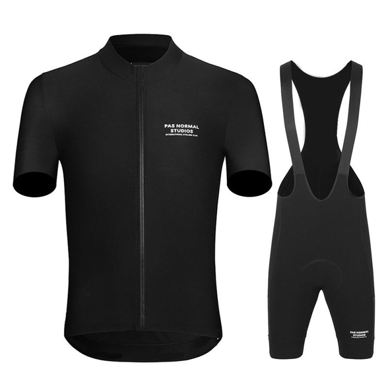 Pas Normal Studios Bike Team Cycling Jersey Set Mai Summer Breathable Outdoor Cycling Suit Set