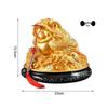 Rotating Golden Toad Wealth Figurine for Home or Office Decor