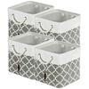 Basket, Rectangular Storage Baskets for Organizing, Fabric Folding Storage Bin for Closet, Toys, Clothes, Home, Office