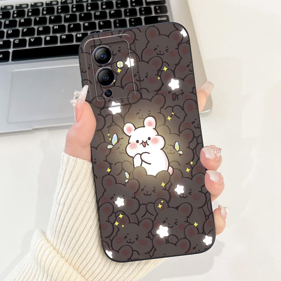 Case For Infinix Note 12i Cover Silicone Cute Kawaii Luxury Flowers Shockproof Bumper Funda For Infinix Note12i X6819 Phone Case