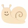 Decorative Object - Snail - 15x11.5 Cm - Light Wood - Interior - Mixed