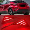 1 компл. светодиодный отражатель для Toyota C-HR CHR 2016 2017 2018 задний противотуманный фонарь задний бампер стоп-сигнал