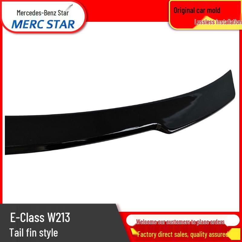 AMG Style Spoiler Wing for 16-21 Mercedes-Benz E-Class W213, Punch-Free Installation