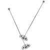 Nail-Free Desktop Flag Holder Metal Flagpole Simple Flags Display Stand  Meeting Room