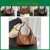 Просторная винтажная сумка-тоут 2024, корейская мода, простая повседневная сумка через плечо для женщин