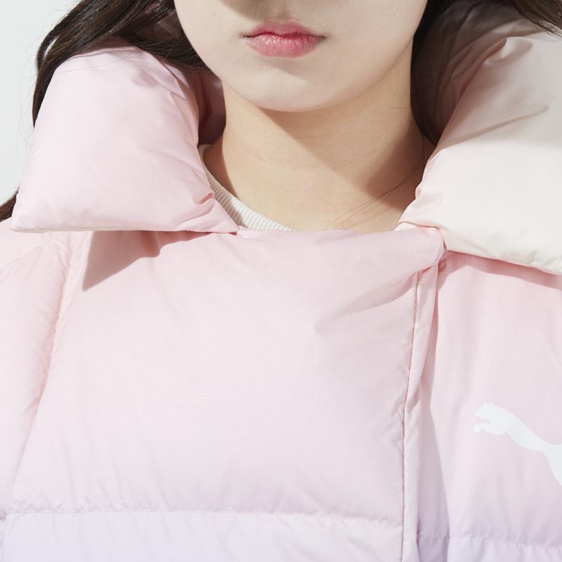 Puma Градиент свободный теплый пуховик женская верхняя одежда небесно-голубой 534415-86