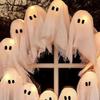 11 LED Lights LED Light-Up Wreath 35cm Halloween Wreath Funny Spooky Front Door Hanging Decor  Yard