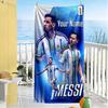 Football Messi Customize Your Name Beach Towel Super Soft Microfiber Quickdry Fabric Suitable for Swimming Gym Camping Yoga Vacation