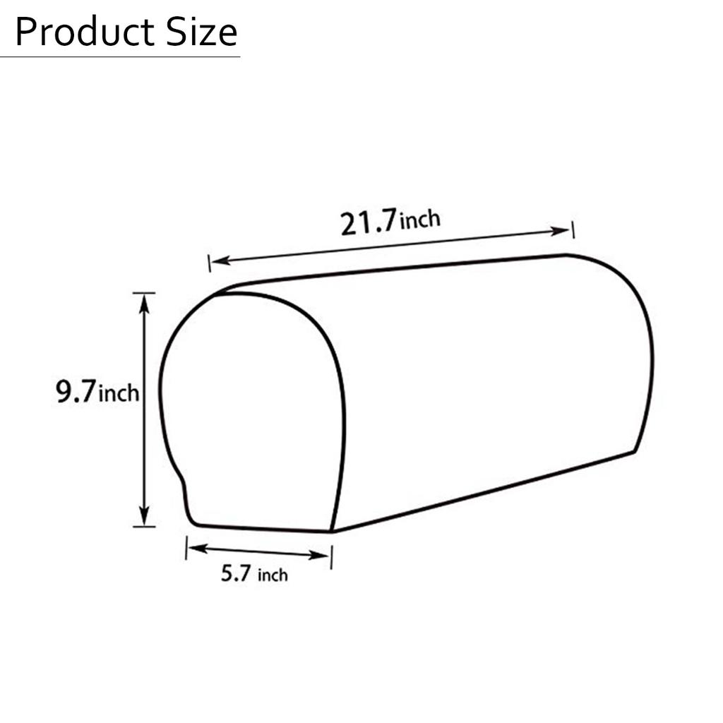 Removable Arm Stretch Sofa Couch Chair Protector Armchair Cover Armrest Sofa Cover Solid Couch Cover