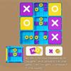 Montessori Montessori Puzzle Table Game Funny Nine-Square XO Game  Family Entertainment