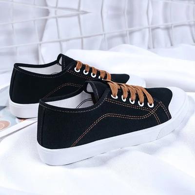 Мода Новинка Стильные Оригинальные Плоские Женские Холщовые Туфли Распродажа Повседневные Предложение Ежедневная Рутина Ходьба Эстетика Корейский 39 Женская Обувь