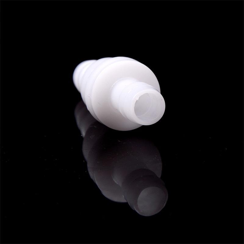 Белый пластиковый обратный обратный клапан 12 мм 1/4 дюйма, одностороннее топливо, бензин, дизельное топливо