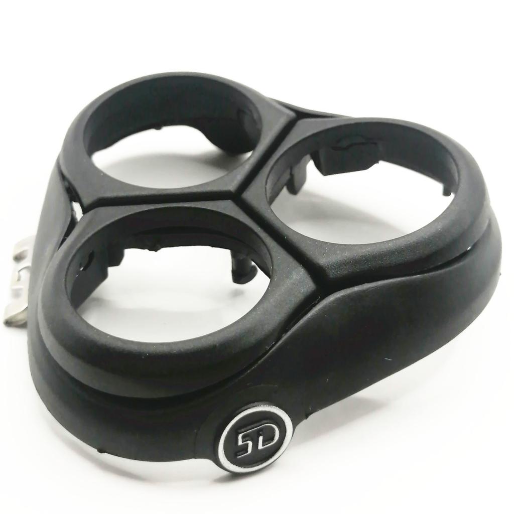 Black Shaver Head Holder For Philips S3233 S3233/52 S3112 S3115 S3115/81 S3122 S3122/55 S3333 Razor Cover (Side Silver)