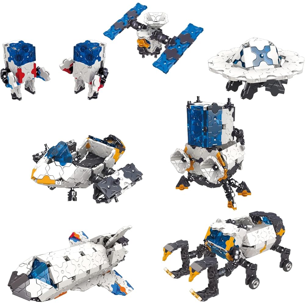 Yoshiritsu LaQ Космическая Серия Набор для Исследования Луны из 100 Деталей с Образовательным Уклоном