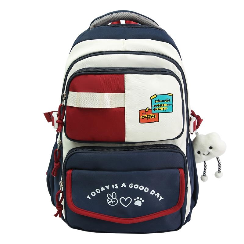 Schoolbag schoolbag for girls, elementary school students, junior high school students, large capacity, girls in grades three or four to five