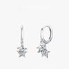 1PAIR Star Micro-set Earrings Women's European and American Personality Trend Fashion Niche Design Internet Celebrity Earrings