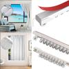 Top Mounted Self Adhesive Curtain Sliding Track Side Mounted Self-adhesive Nano Silent Track Without Punching Slide Rail