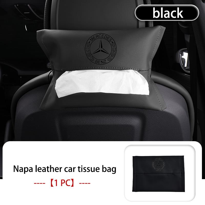 Для автомобиля Benz Крышка сумки для салфеток, вешающейся на спинку сиденья, подлокотник, аксессуары для хранения салфеток AMG W213 W124 W108 W126 Эксклюзивный W204