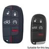 Силиконовый чехол для ключа Держатель брелока Для Jeep Cherokee Limited Grand Compass Для Dodge Journey Hellcat Для Chrysler 300C II