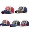 Distressed Vintage Style Trucker / Baseball Cap Cotton Men Women Snapback Cap Hip Hop Embroidery Hats
