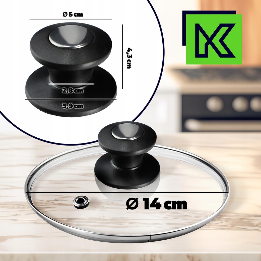 KADAX Стеклянная крышка Крышка для кастрюли сковороды
