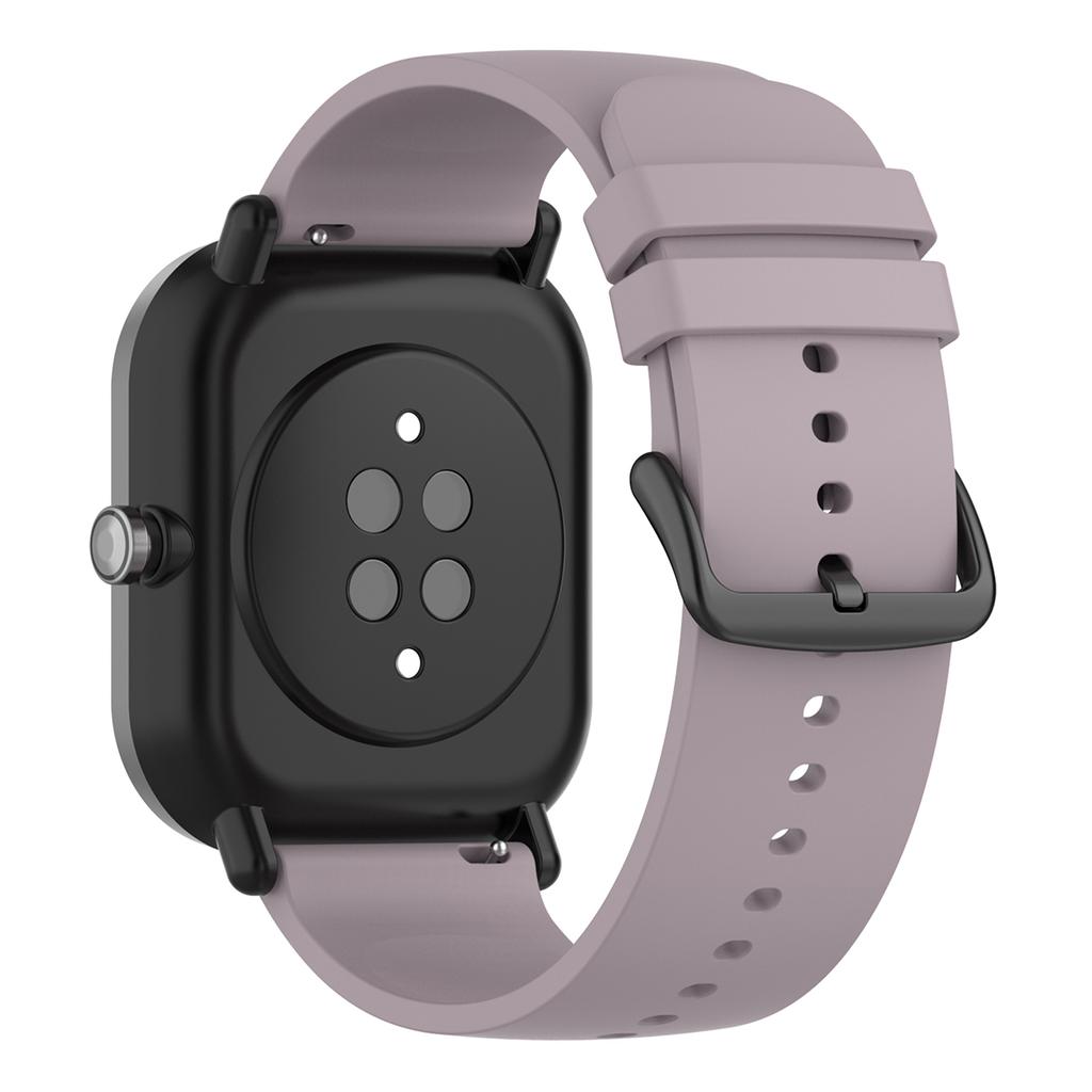 22mm Silicone Watch Strap Soft Wristband with Buckle for Samsung Galaxy Watch3 45mm/Active/Huawei Watch 3