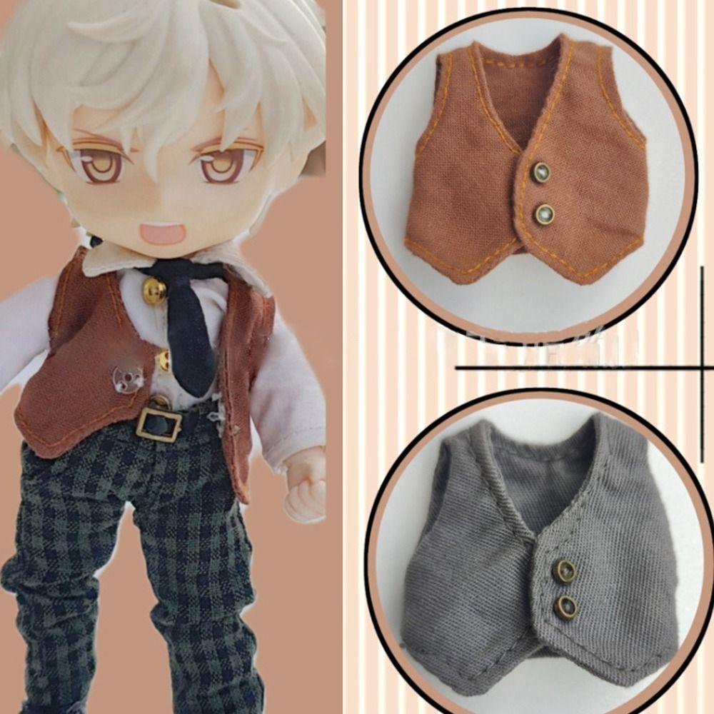 6 Colors Doll Clothes Boys Girls Doll Shirts YMY Doll Clothes 1/11 ob11 dolls/1/12 Bjd Doll