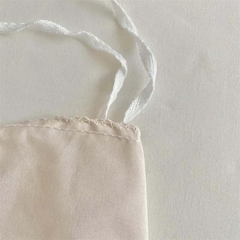 Three-dimensional Pinch Pleated Crafts Double Duvet Cover Set 220x240 Solid Twist Flowers King Size Bedding Set Quilt Cover Set