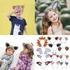 12Pcs Animal Ears Headband Jungle Safari Animal Hair Hoop Tiger Lion Rabbit Elephant Headband for Cosplay Party Supplies