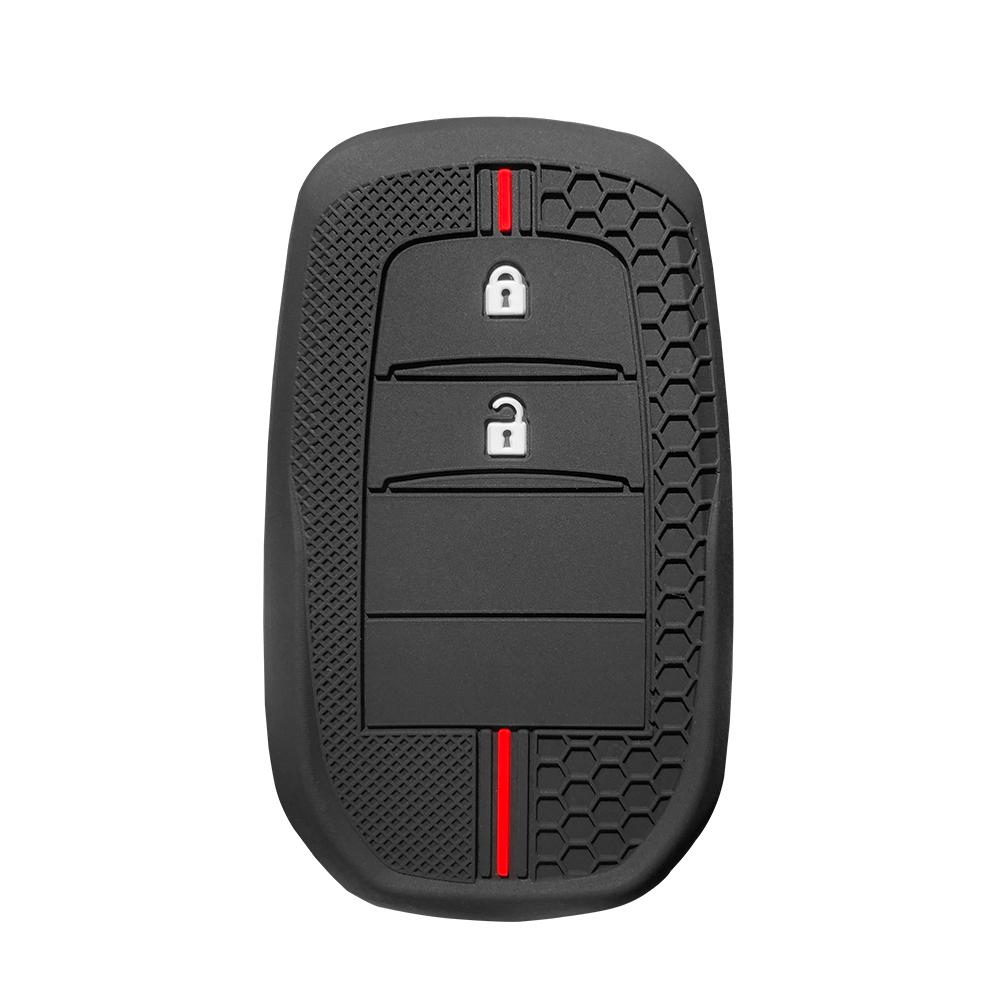 Чехол для ключа автомобиля для Toyota Hilux 2024 Yaris Corolla 2023 Rav4 2021 CHR Revo Auris Innova Highlander Venza Держатель для ключей