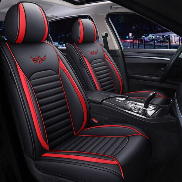Universal Car Seat Cover Luxury Car Single Front Seat Mat PU Leather Full Cover Cushion Protector Cover