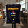 1PC Pac-Man Print Flannel Blanket, High quality All Seasons, Home Decor, Warmth and Comfort, Perfect for Christmas Gifts