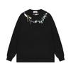 HACR Vintage Harshandcruel Garland Necklace Embroider New Chinese HACR Long Sleeves T-shirt