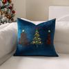 Square Christmas Pillowcase Exquisite Cushion Cover Home Decor Xmas Tree Pillowslip  Living Room