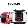 12V 24V Electric Rice Cooker Car Truck Multicooker Soup Porridge Cooking Food Steamer 2L Electric Lunch Box Home Rice Cookers