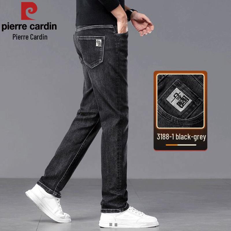 Pierre Cardin Мужские повседневные прямые джинсы