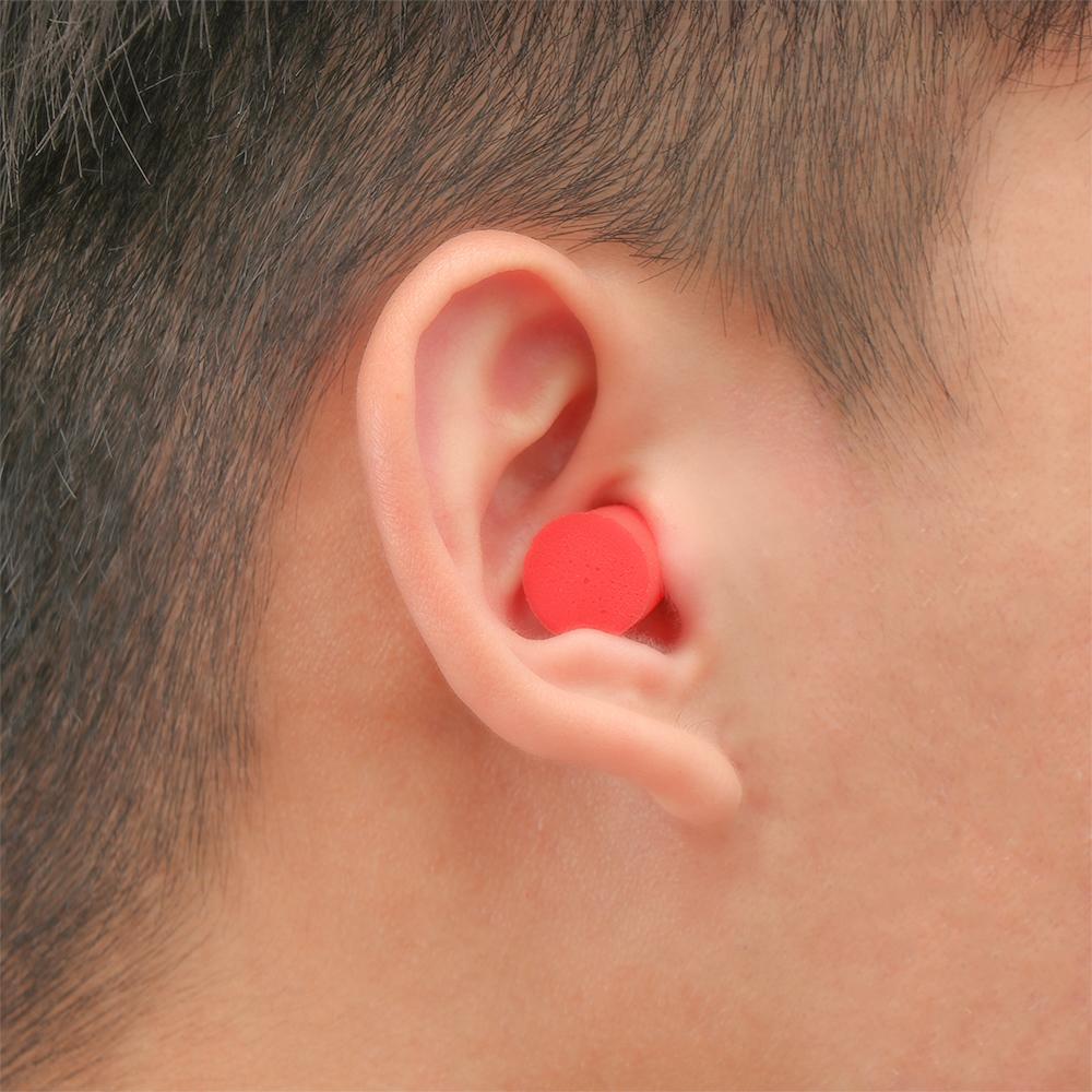 Color Travel Study Rebound Hearing Protector Soft Earmuffs Earplugs Tapered Polyurethane Foam