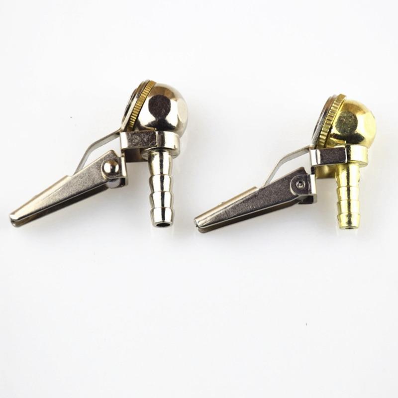 1/4" пневматический патрон для шин, манометр для накачивания шин, латунный шарик, автоматический насос для шин с зажимом для инструментов для ремонта шин TCC01