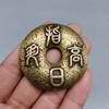 Home Furnishings Gilt Bronze Ancient Coins Dong Collection Gold Cakes Family Decorations