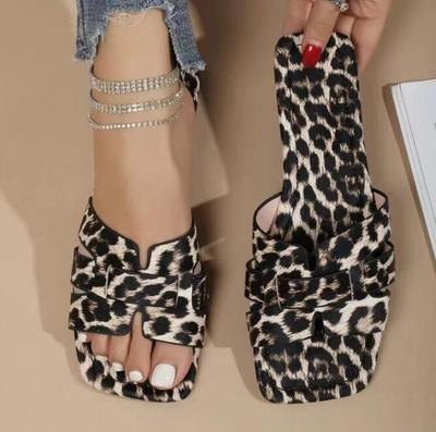 Летняя верхняя одежда, тканые пляжные туфли на плоской подошве, размеры 35–43, сандалии и тапочки для женщин