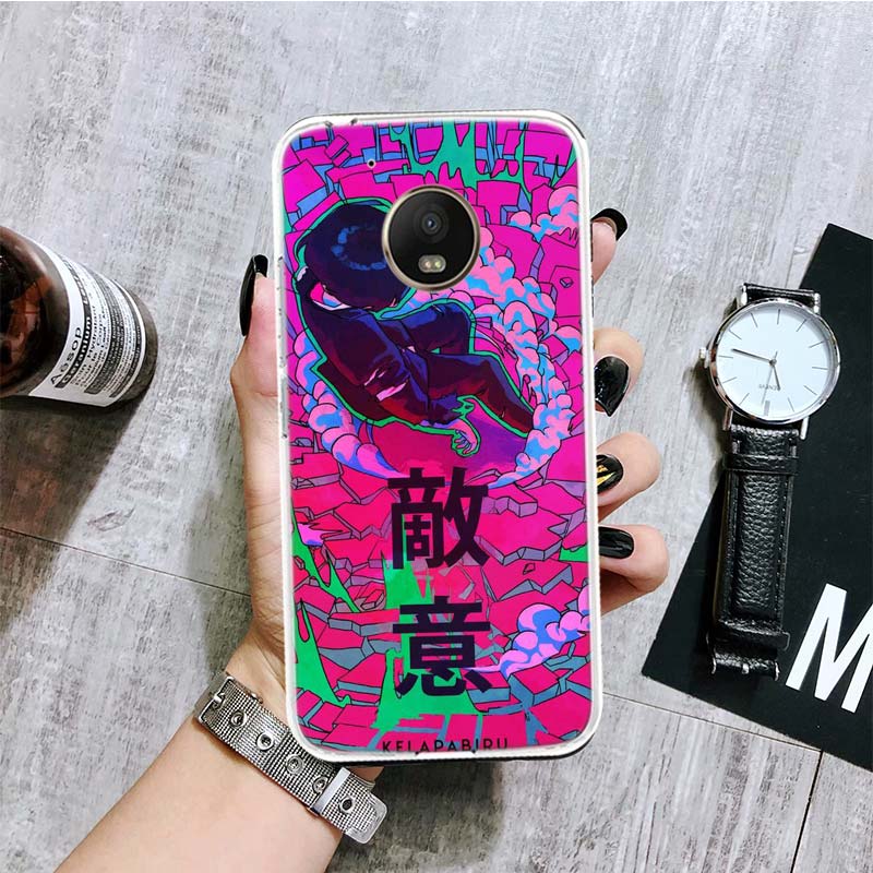 Чехол для телефона Mob Psycho 100 Anime для Motorola Moto G9 G8 G7 G6 G5 E6 E5 E4 Plus Play Power One Action Macro Coque Cover Capa