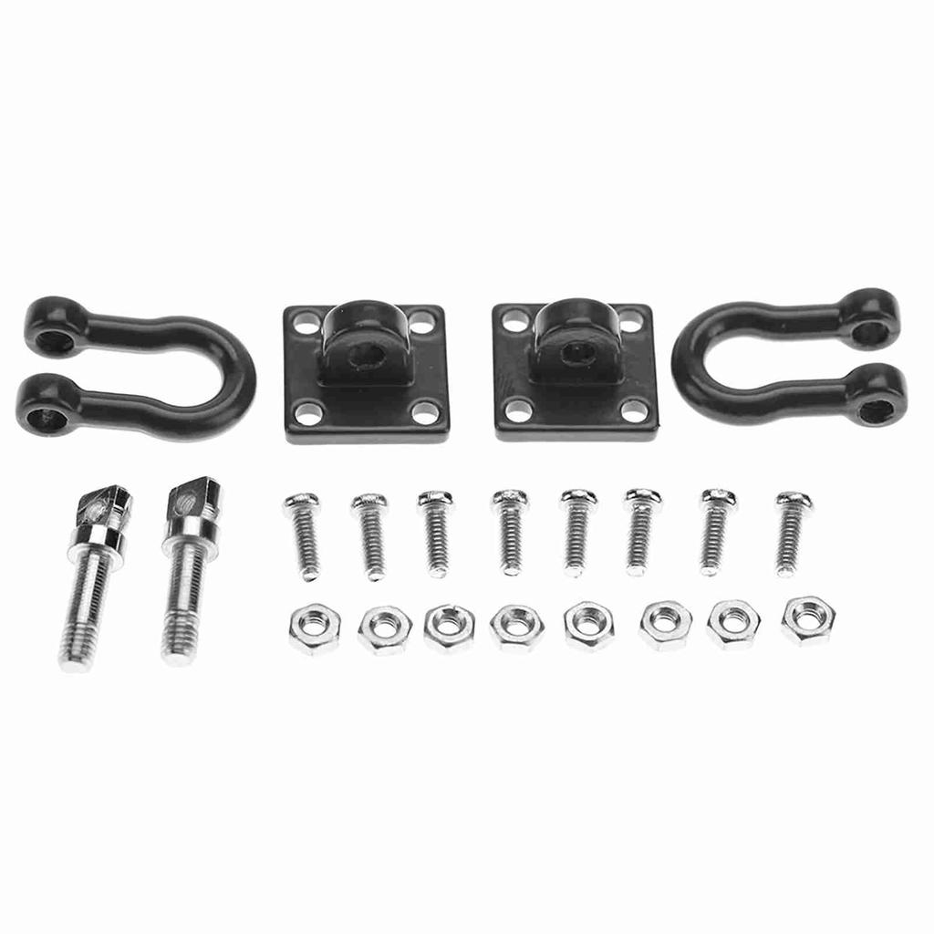 4PCS Rescue Lock Catch for RC Climbing Crawler Car Assemble Replace Parts Black