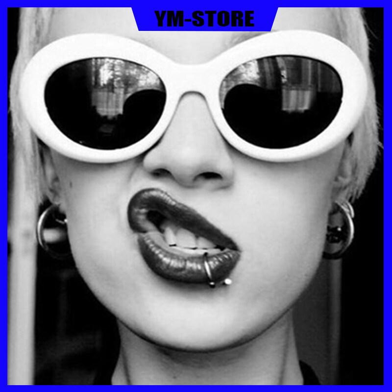 Мужские солнцезащитные очки в стиле хип-хоп, белые солнцезащитные очки Brigitte, одинаковые очки, модные овальные солнцезащитные очки, серые линзы, женские солнцезащитные очки