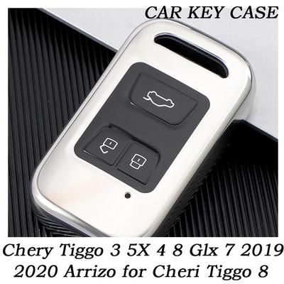 Новый чехол для ключа-брелока с TPU для Chery Tiggo 3 5X 4 8 Glx 7 2019 2020 Arrizo для Cheri Tiggo 8 Чехол Держатель Защитник Аксессуары