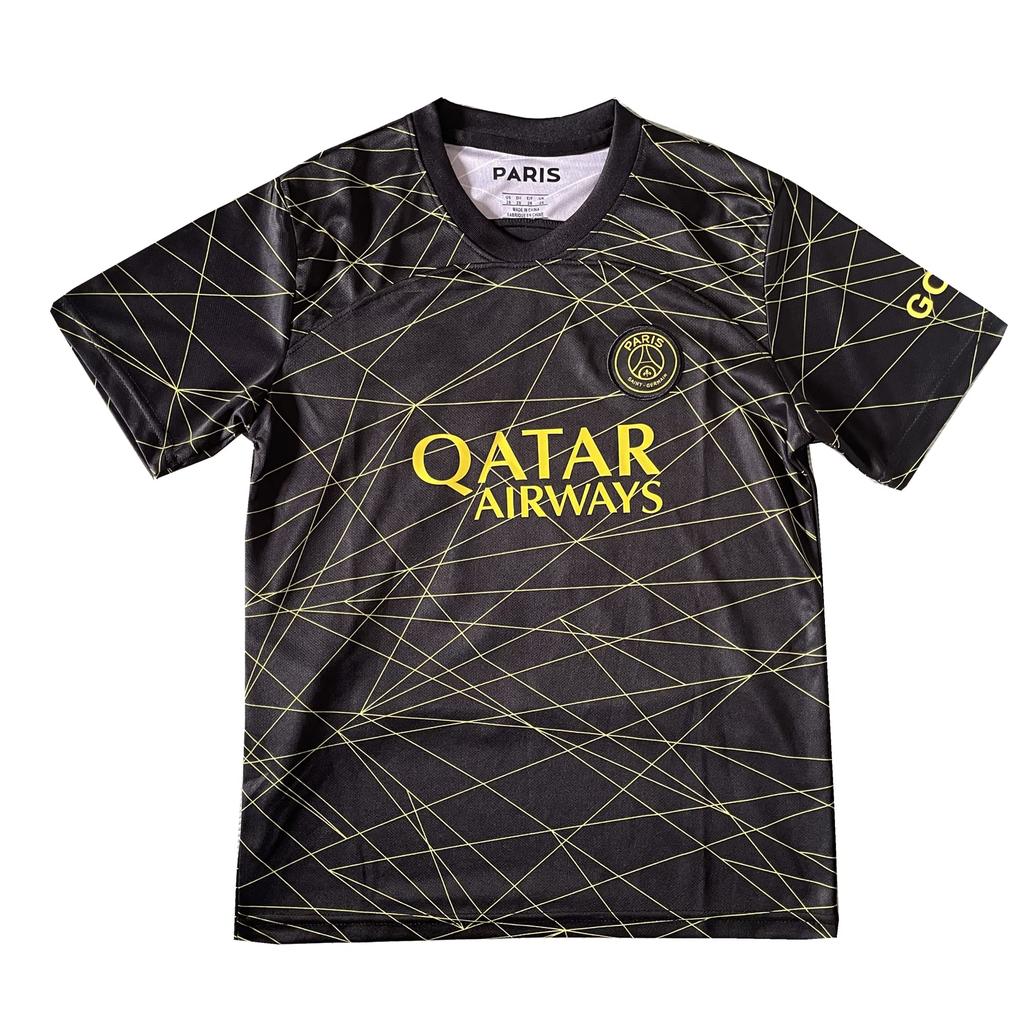 Футбольная форма 22-23 PSG Paris Saint-Germain AWAY Limited Mbappé детская взрослая форма номер 7 тренировочная одежда дышащая быстросохнущая настоящее время юниорская