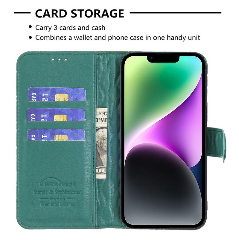 Классический чехол-кошелек с ромбической решеткой для Samsung Galaxy Xiaomi Redmi OPPO VIVO Moto iPhone откидная крышка из искусственной кожи