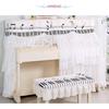 HIMENO Upright Piano Full Dust Cover, Musical Lace Design