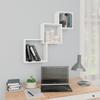 Cube Wall Shelves White 68 x 15 x 68 cm Particleboard