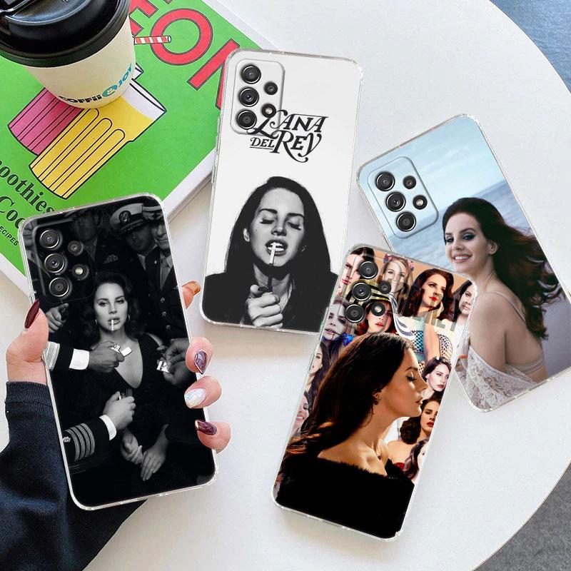 Лана Дель Рей Сексуальная Модель Для Чехла Samsung Galaxy A55 A54 A52 A53 5G A15 A14 A13 A23 A51 A34 A35 A33 A32 A72 A71 Прозрачный Чехол для Телефона